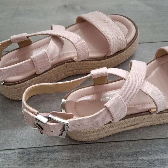 Michael Kors Blush Espadrille Sandals - Picture 2 of 4